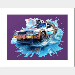 Delorean Posters and Art